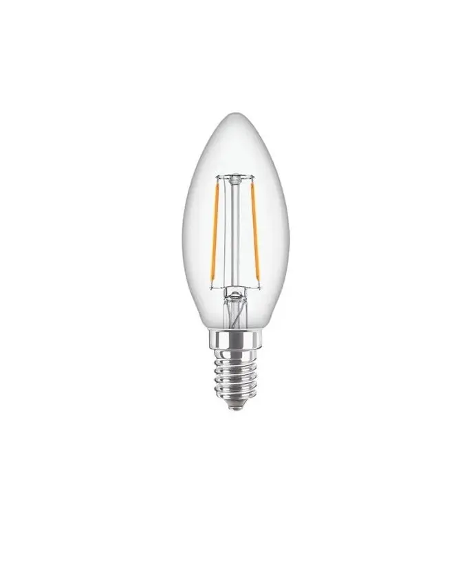 E14 | LED blanc chaud | Filament clair