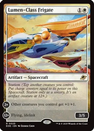 Lumen-Class Frigate (EOE-025) - rare - Foil Edge of Eternities
