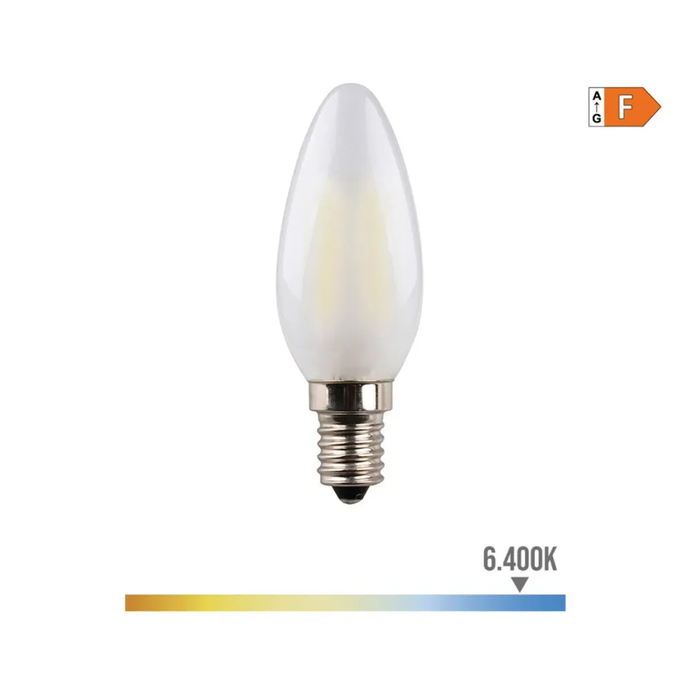 Ampoule LED Bougie EDM 98630 F 30 W 4,5 W 40 W E14 470 lm 3,5 x 9,8 cm (6400 K) EDM Product