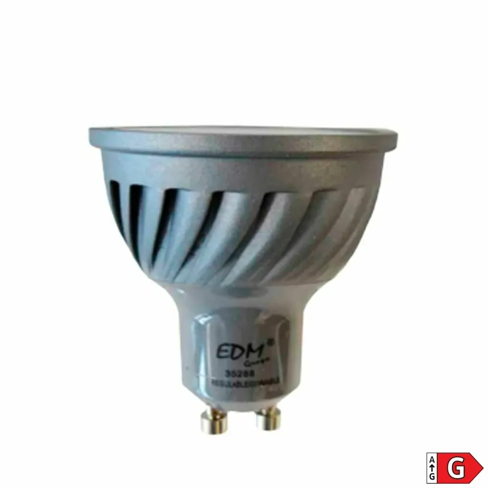 Lampe LED EDM Réglable G 6 W GU10 480 Lm Ø 5 x 5,5 cm (3200 K) EDM Product