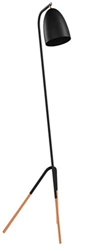 EGLO 49945 Lampe sur Pied, Acier, 60 W, Schwarz, Kupfer