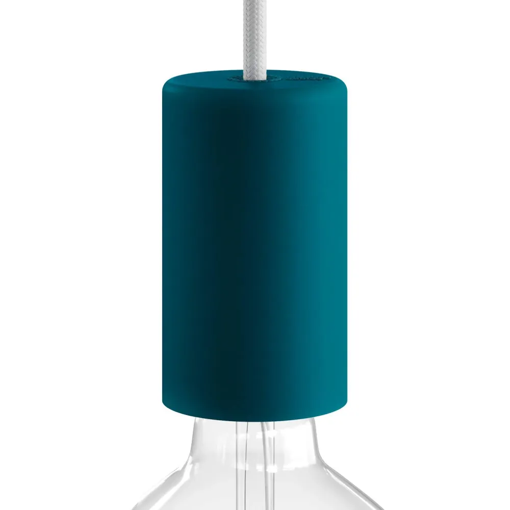 EIVA ELEGANT, kit douille pour extérieur E27 IP65 en silicone pour système Modulair - Pétrole