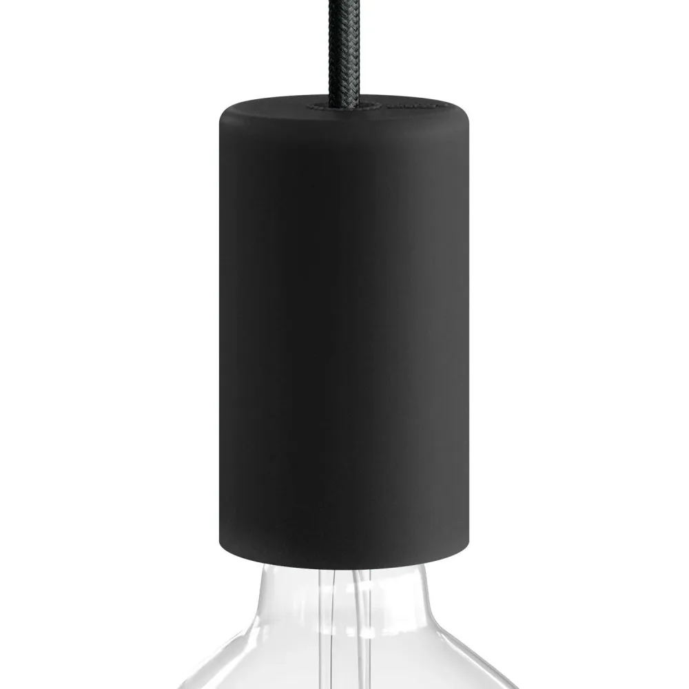 EIVA ELEGANT, kit douille pour extérieur E27 IP65 en silicone pour système Modulair - Noir