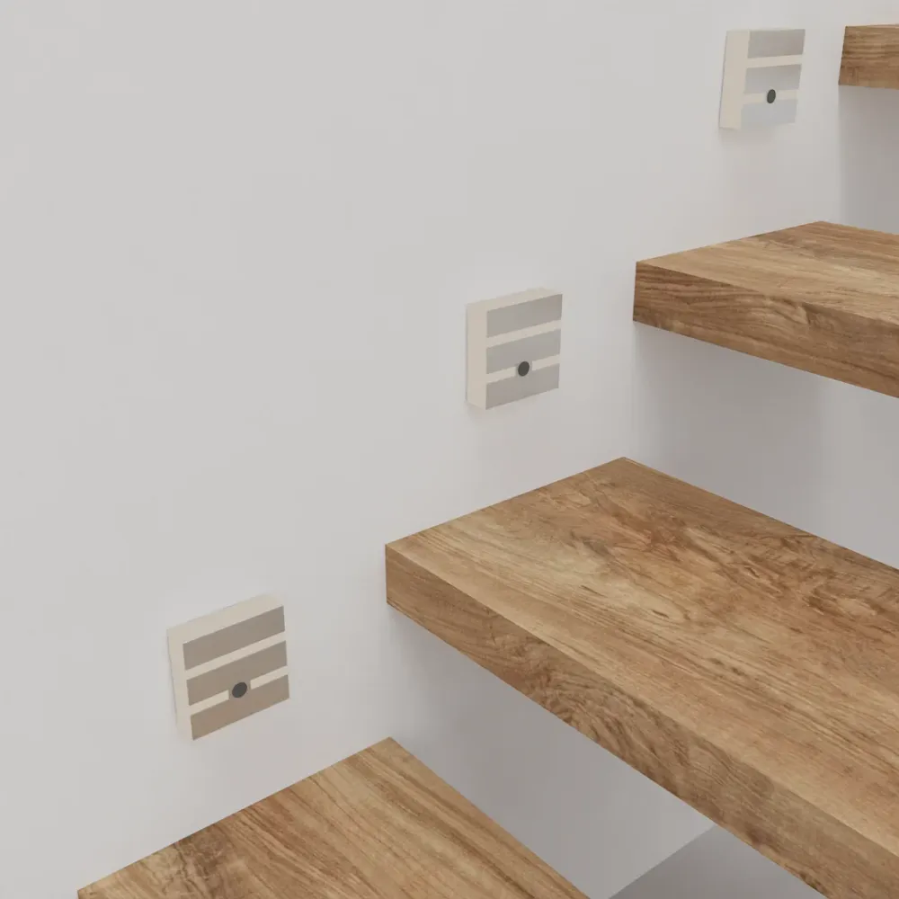 Kit d'éclairage d'escalier Eko-Light avec détecteur de mouvement H 7,5 cm
