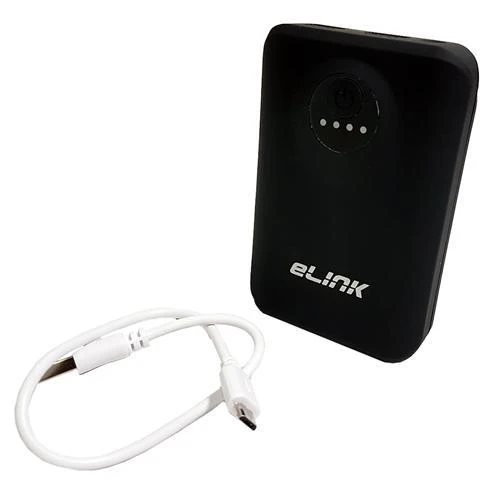 eLink Powerbank 2 Ports USB Avec Lampe De Poche 6800Mah