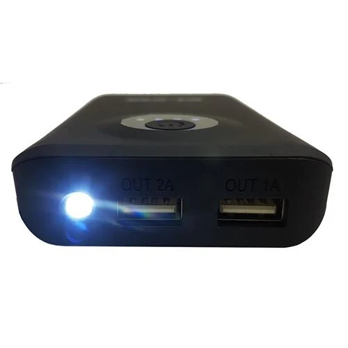 eLink Powerbank 2 Ports USB Avec Lampe De Poche 6800Mah