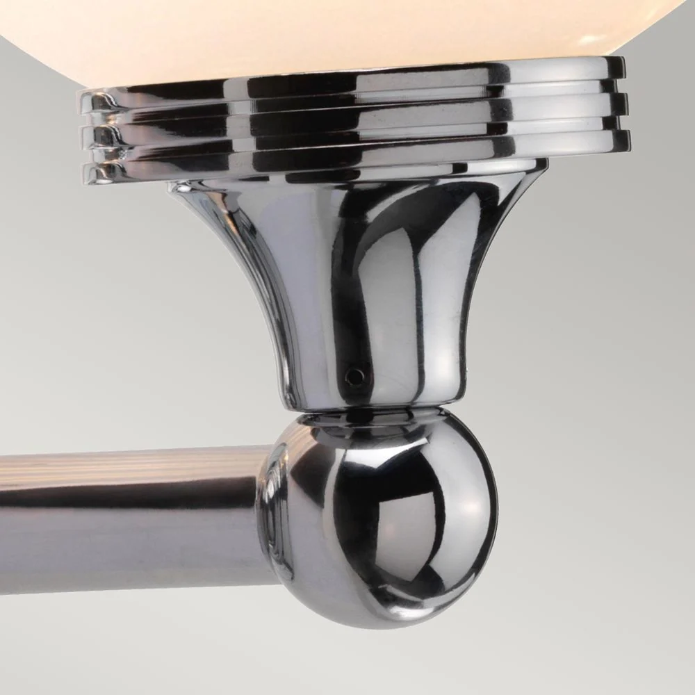 Applique murale Elstead Lighting (BATH-AUSTEN4-PC) Austen aluminium, verre G9