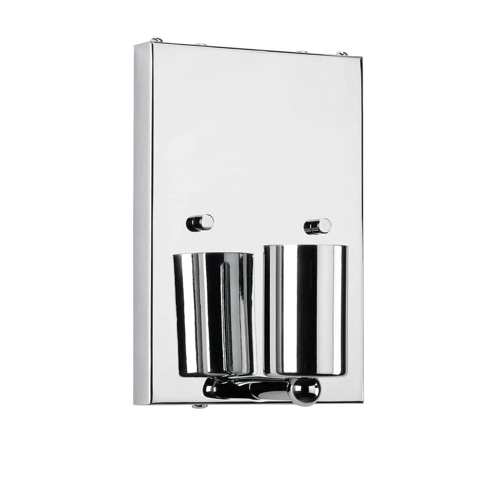 Applique murale Elstead Lighting (DL-COOPER-M-IV-PC) en acier doux Cooper, culot E27