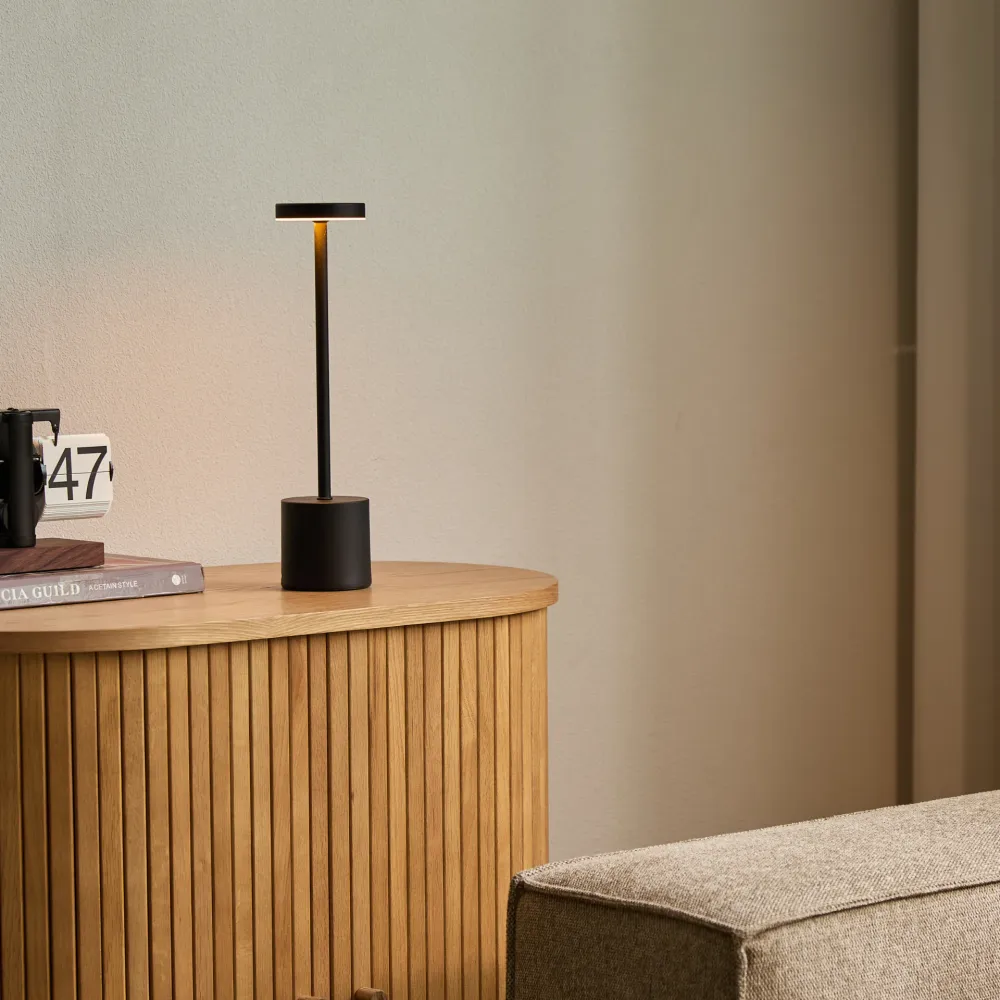 Elvis lampe de table LED noir