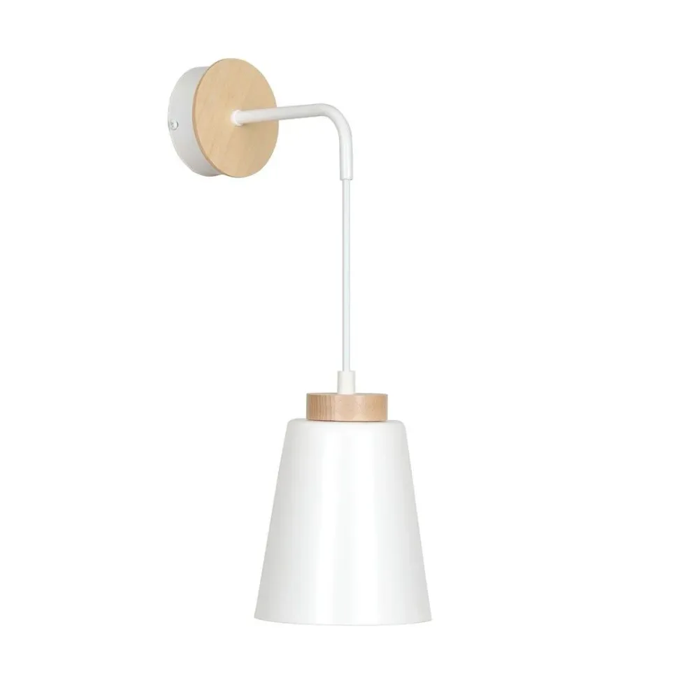 Applique murale BOLERO 1L, blanche, E27 Emibig