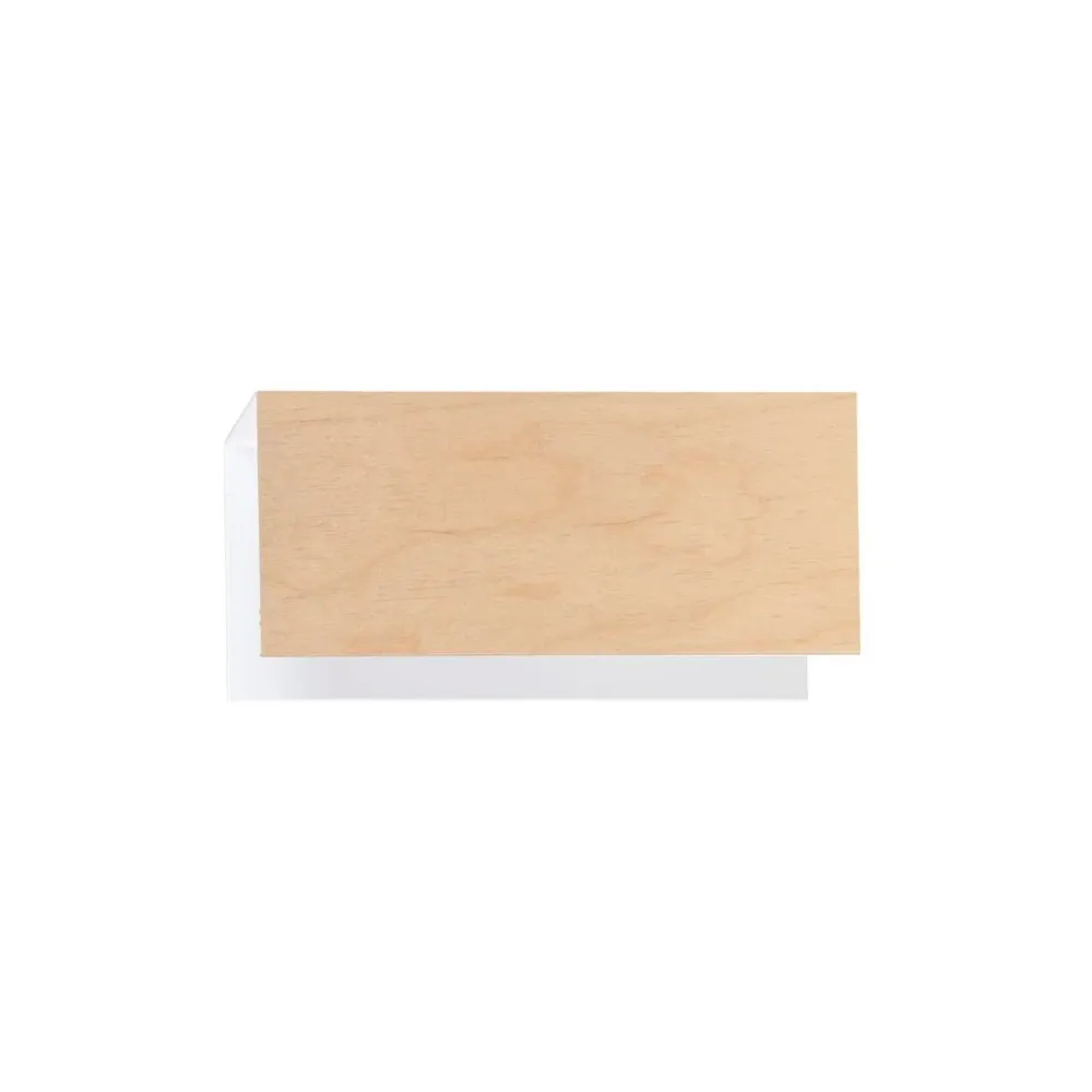 Applique murale ZAPER 1L, blanche, E27 Emibig