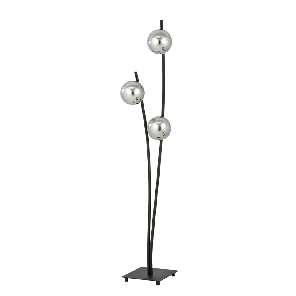 Lampadaire Emibig HUNTER 3L, H 150cm transparent, E14