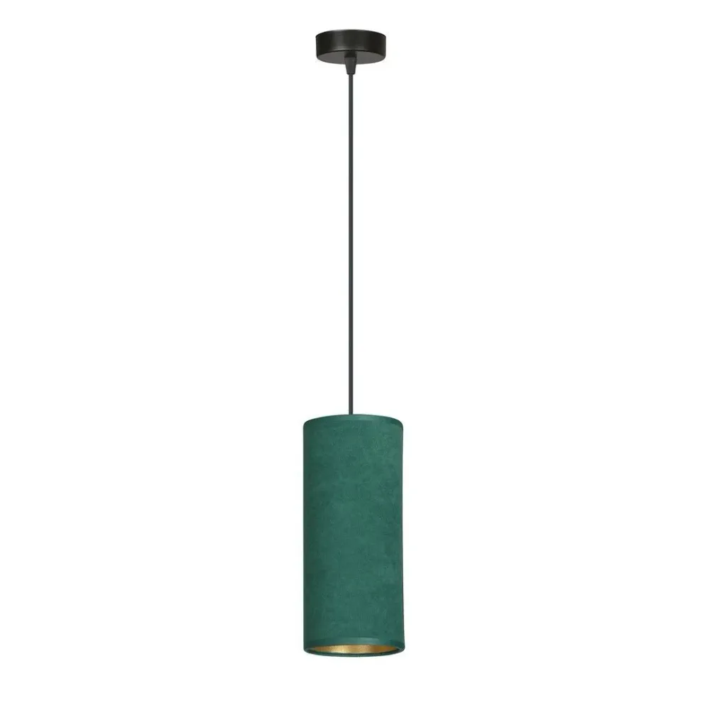Lampe à suspension BENTE 1L, D10 noir, E14 Emibig