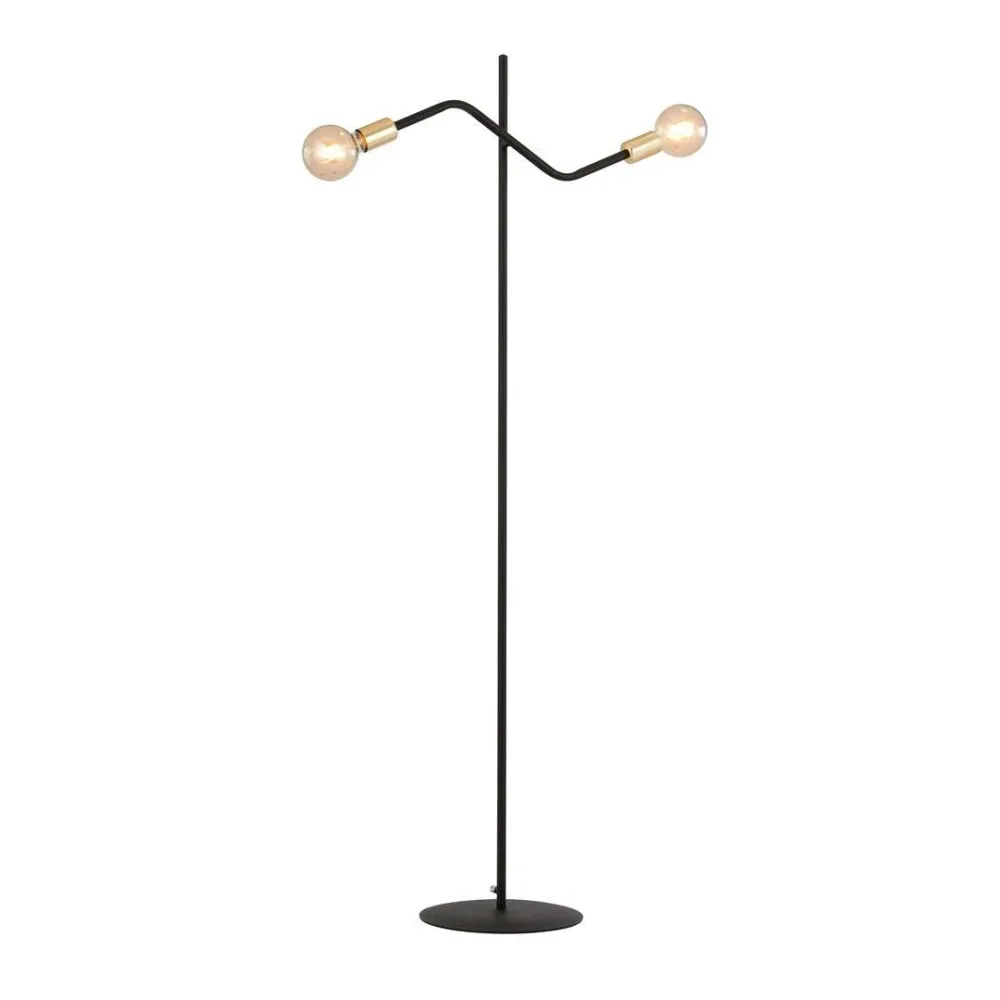 Plafonnier BOLT 2L, noir, E27 Emibig