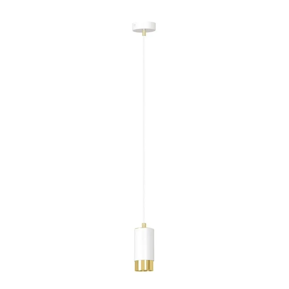 Suspension FUMIKO 1L, blanche, GU10 Emibig