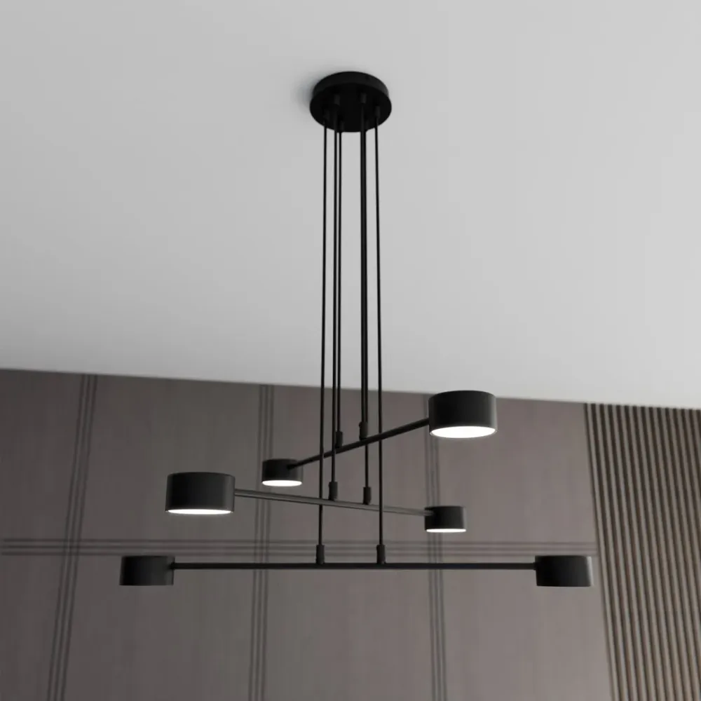 Suspension MODUS 6L, noire, GX53 Emibig