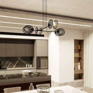 Suspension PLAYA 4L, noire, E27 Emibig