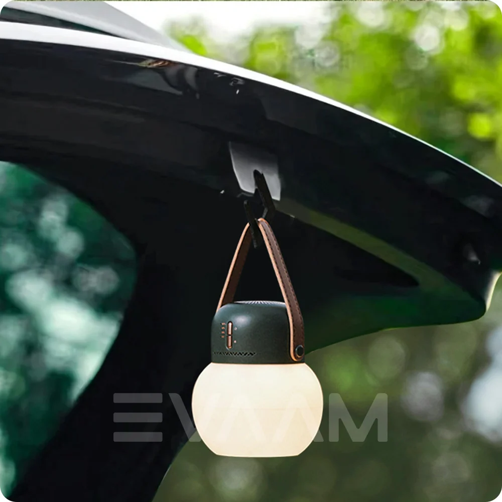 Enceinte Bluetooth EVAAM® et lampe de camping LED pour Tesla Model 3/Y/S/X