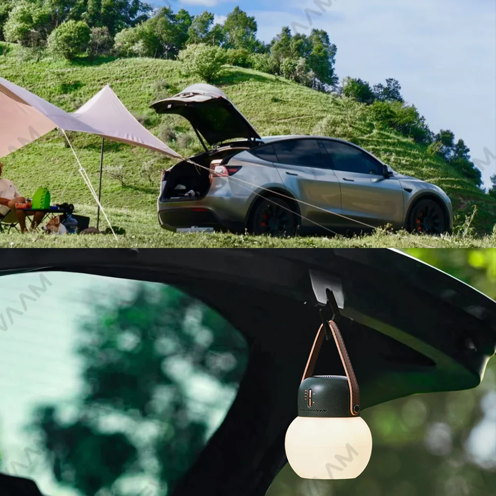 Enceinte Bluetooth EVAAM® et lampe de camping LED pour Tesla Model 3/Y/S/X