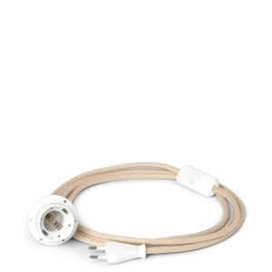 Fabric Cord Set - Wall Lamp - Sand