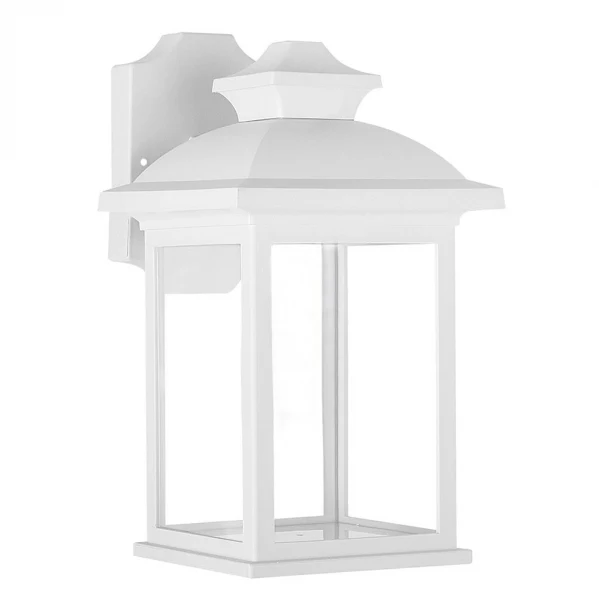 Applique murale extérieure Fabrilamp Alcandia blanc polycarbonate E27