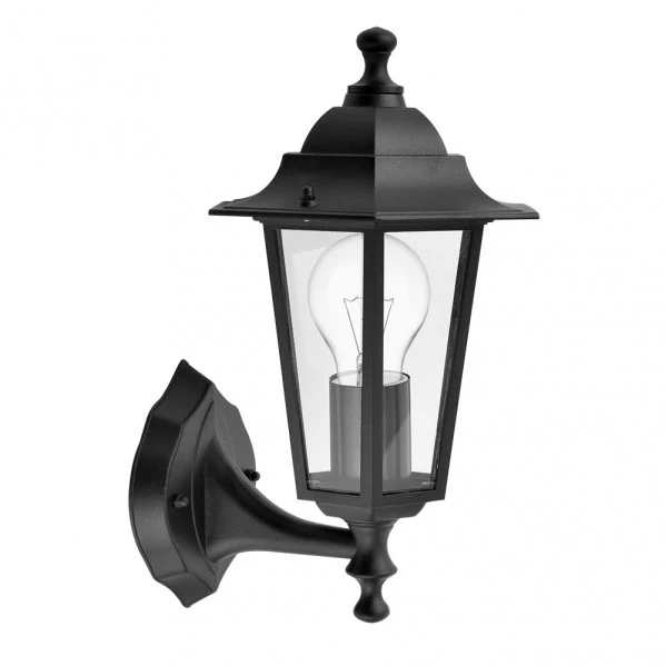 Applique murale extérieure Fabrilamp Auriga en aluminium noir E27