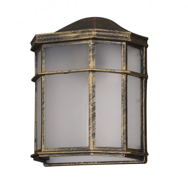 Applique murale extérieure Fabrilamp Bellatrix en aluminium noir E27
