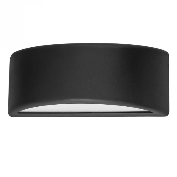 Applique murale Fabrilamp Kefir noir polycarbonate E27
