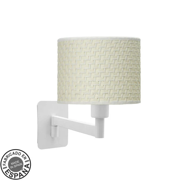 Applique murale Fabrilamp Moda en métal blanc E14