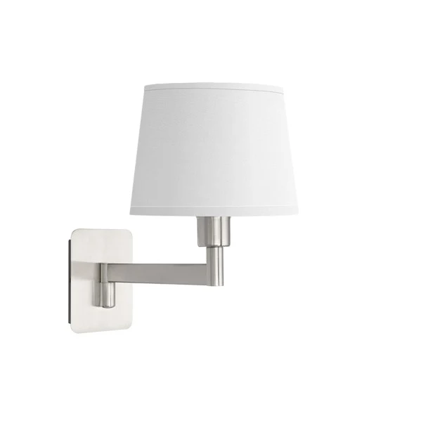 Fabrilamp applique murale Cueza nickel E14