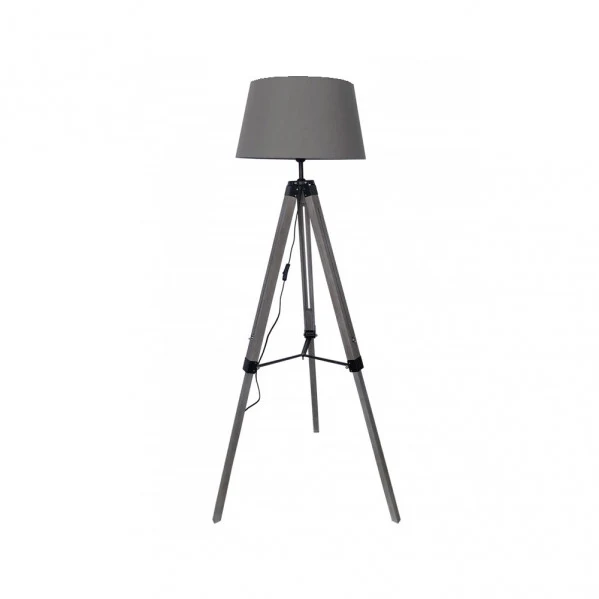 Fabrilamp lampadaire Julen gris E27
