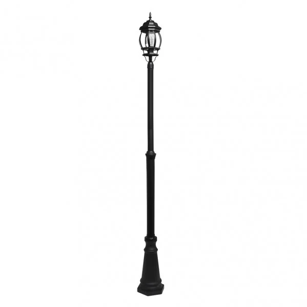 Fabrilamp lanterne de jardin Caelum aluminium noir E27