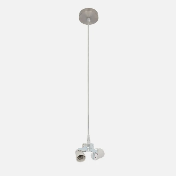 Fabrilamp suspension Cara métal nickel E27