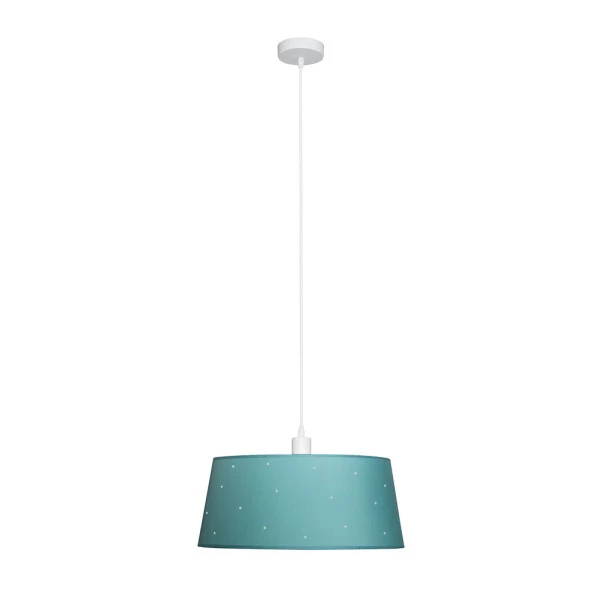 Fabrilamp suspension Conciencia turquoise E27