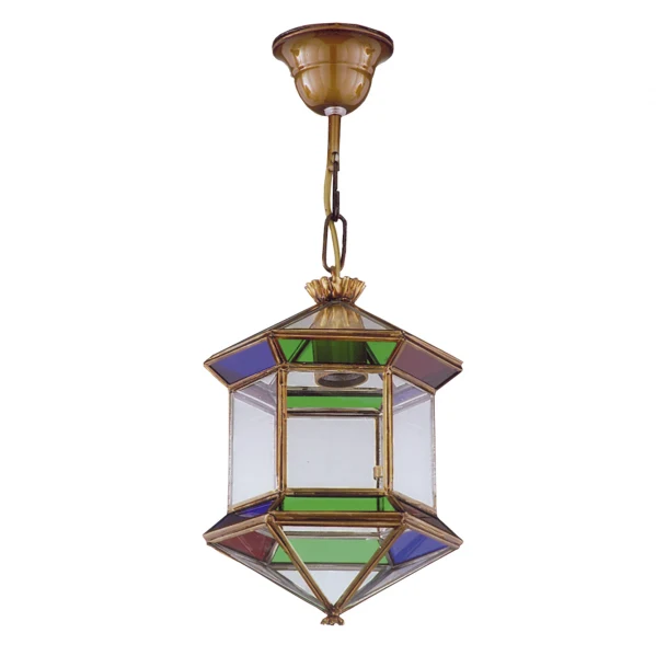 Fabrilamp suspension Granadino métal bronze E27