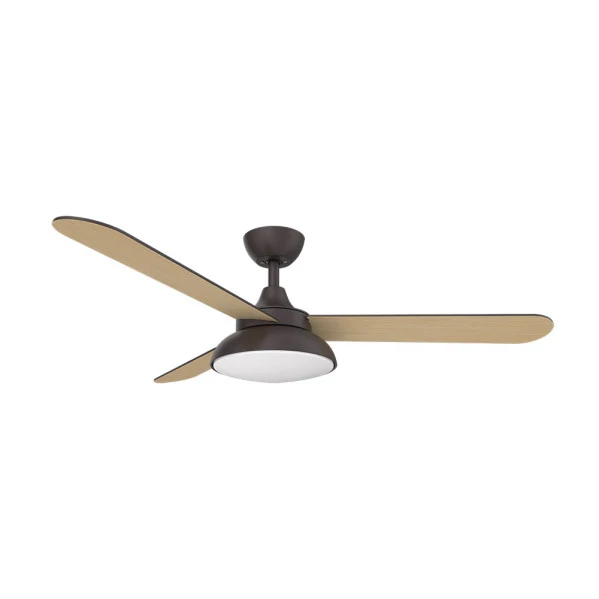 Fabrilamp ventilateur de plafond Umi métal marron