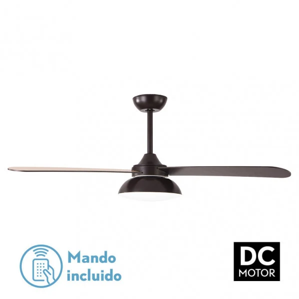Fabrilamp ventilateur de plafond Umi métal marron