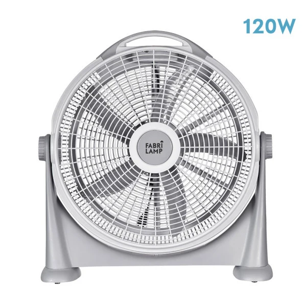 Fabrilamp ventilateur portable Fresco gris policarbonato