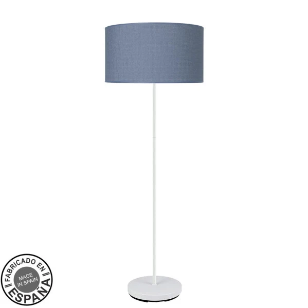 Lampadaire Fabrilamp Moda en métal blanc E27