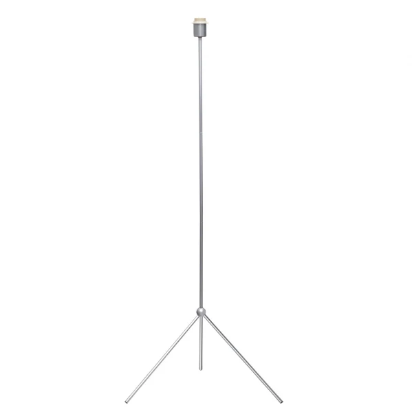 Lampadaire Fabrilamp en métal argenté E27