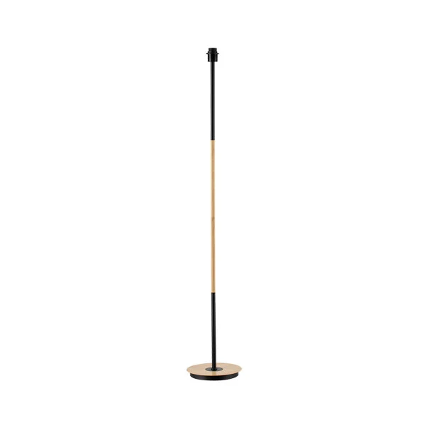 Lampadaire Fabrilamp Tropico en métal noir E27