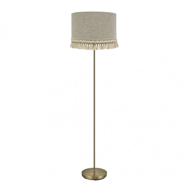 Lampadaire Fabrilamp Vera en cuir E27