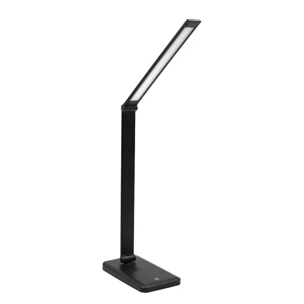 Lampe de table à bras articulé Fabrilamp Decada noir ABS Oui