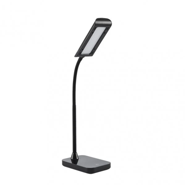 Lampe de table à bras articulé Fabrilamp Oliver noir ABS Oui