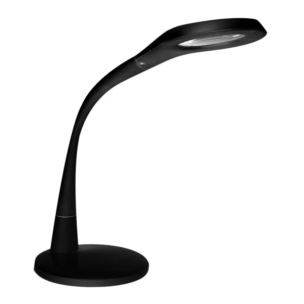 Lampe de table à bras articulé Fabrilamp Plath noir ABS Oui