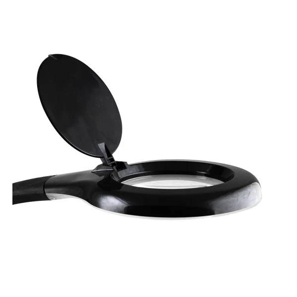 Lampe de table à bras articulé Fabrilamp Plath noir ABS Oui