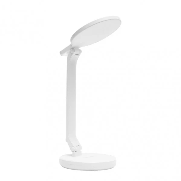 Lampe de table à bras articulé Fabrilamp Woku blanc ABS Oui