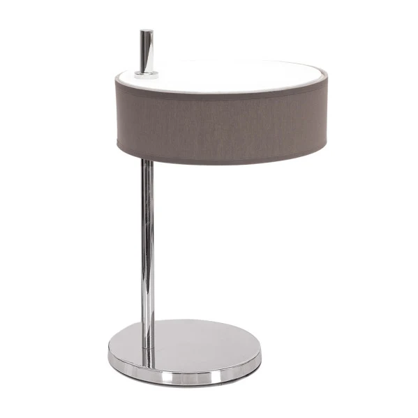 Lampe de table Fabrilamp Haiti chromée E14