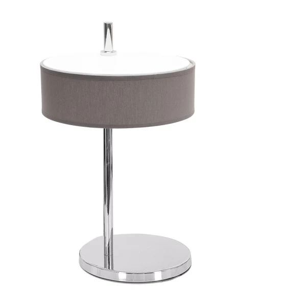 Lampe de table Fabrilamp Haiti chromée E14