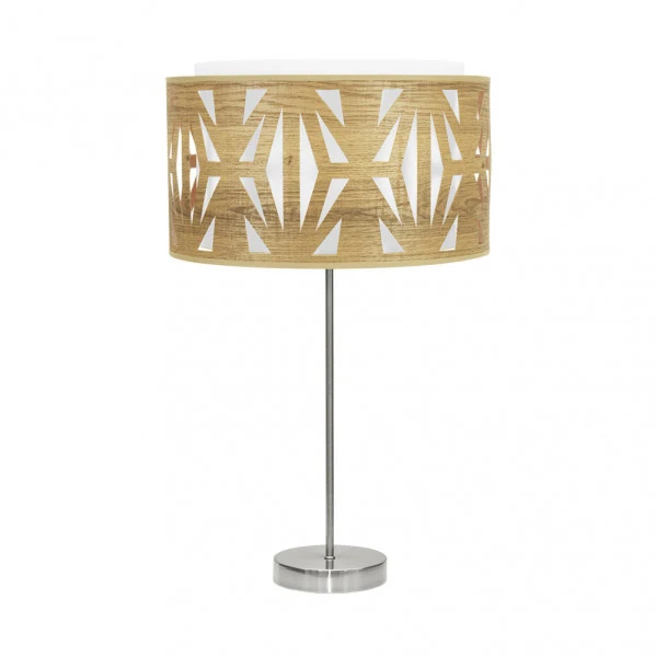 Lampe de table Fabrilamp Katerina nickel E27